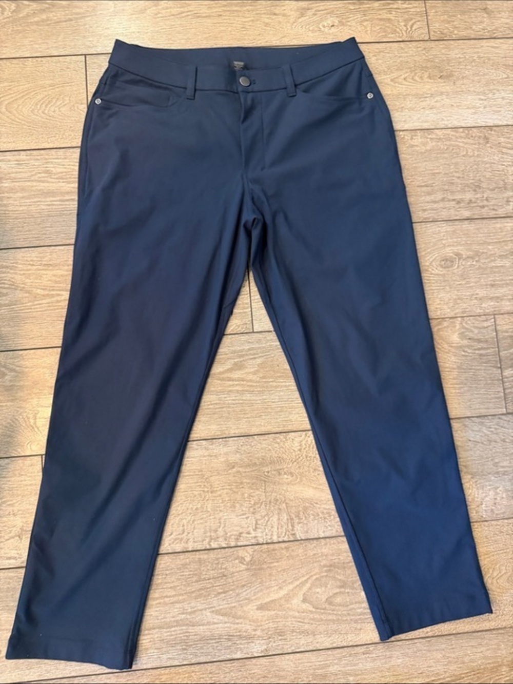 lululemon athletica Navy Straight-Leg Performance Chinos